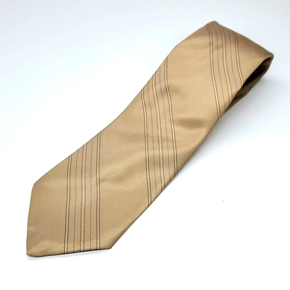 Vintage Geoffrey Beene Creme Tie EUC